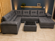 Carregar imagem no visualizador da galeria, Sofá de Canto com Chaise 2,20 x 3,00 x 1,40 m
