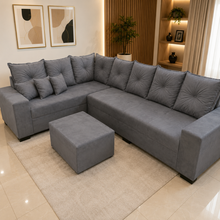 Carregar imagem no visualizador da galeria, Sofá de Canto 7 Lugares – 1,90 x 2,80 m