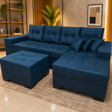 Carregar imagem no visualizador da galeria, Sofá de Canto com Chaise 2,50 x 1,40 m