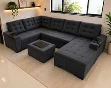 Carregar imagem no visualizador da galeria, Sofá de Canto com Chaise 1,80 x 3,00 x 1,50 m