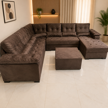 Carregar imagem no visualizador da galeria, Sofá de Canto com Chaise 2,00 x 3,00 x 1,40 m