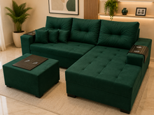 Carregar imagem no visualizador da galeria, Sofá com Chaise 1,30 x 2,00 m
