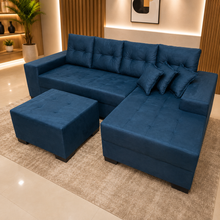 Carregar imagem no visualizador da galeria, Sofá de Canto com Chaise 2,50 x 1,40 m
