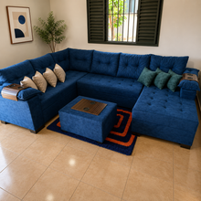 Carregar imagem no visualizador da galeria, Sofá de Canto com Chaise 2,00 x 3,00 x 1,40 m
